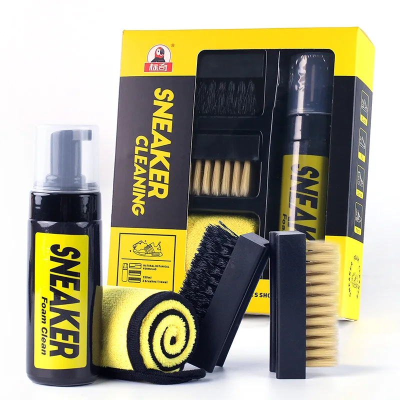 White Sneaker Care Kit - Безводный пенопласт для чистки кроссовок, 150