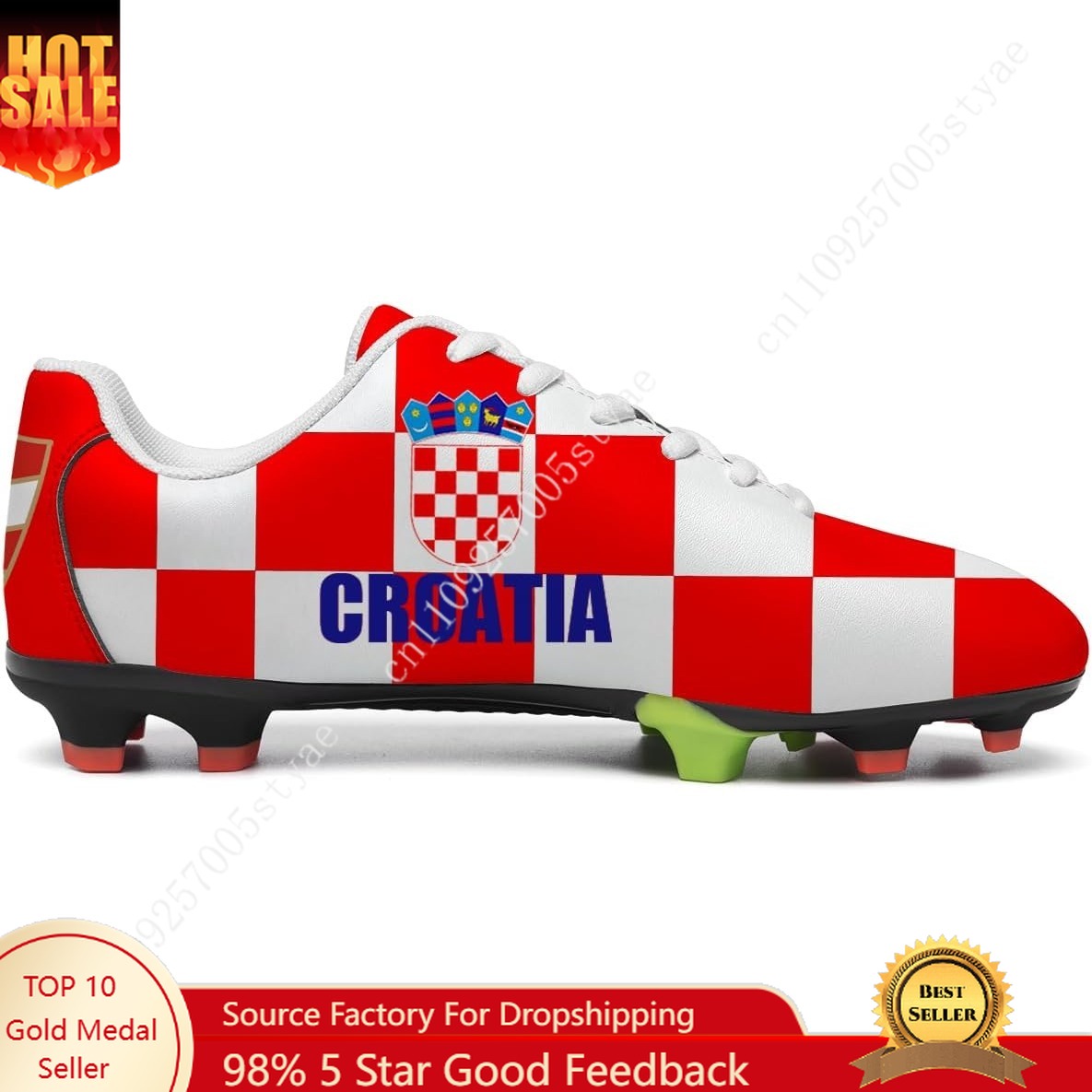 Sneaker Career - Футбольные бутсы с флагом Хорватии, мужские